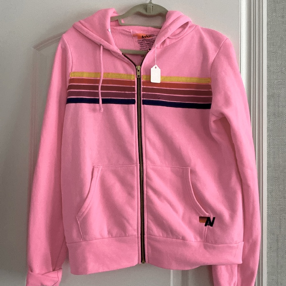 New Never worn with tags Aviator Nation zip up